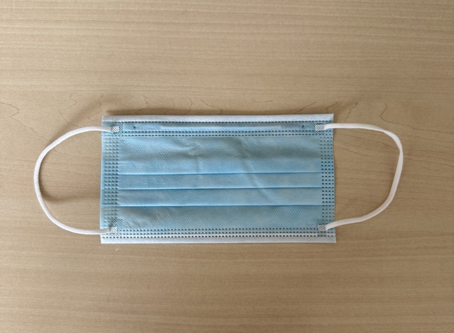 Blauw mondkapje