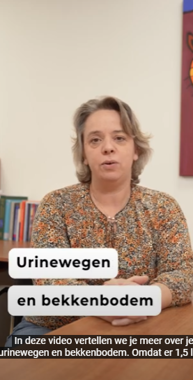 Urinewegen en bekkenbodem Eelke van Griensven Lisa van den Bosch