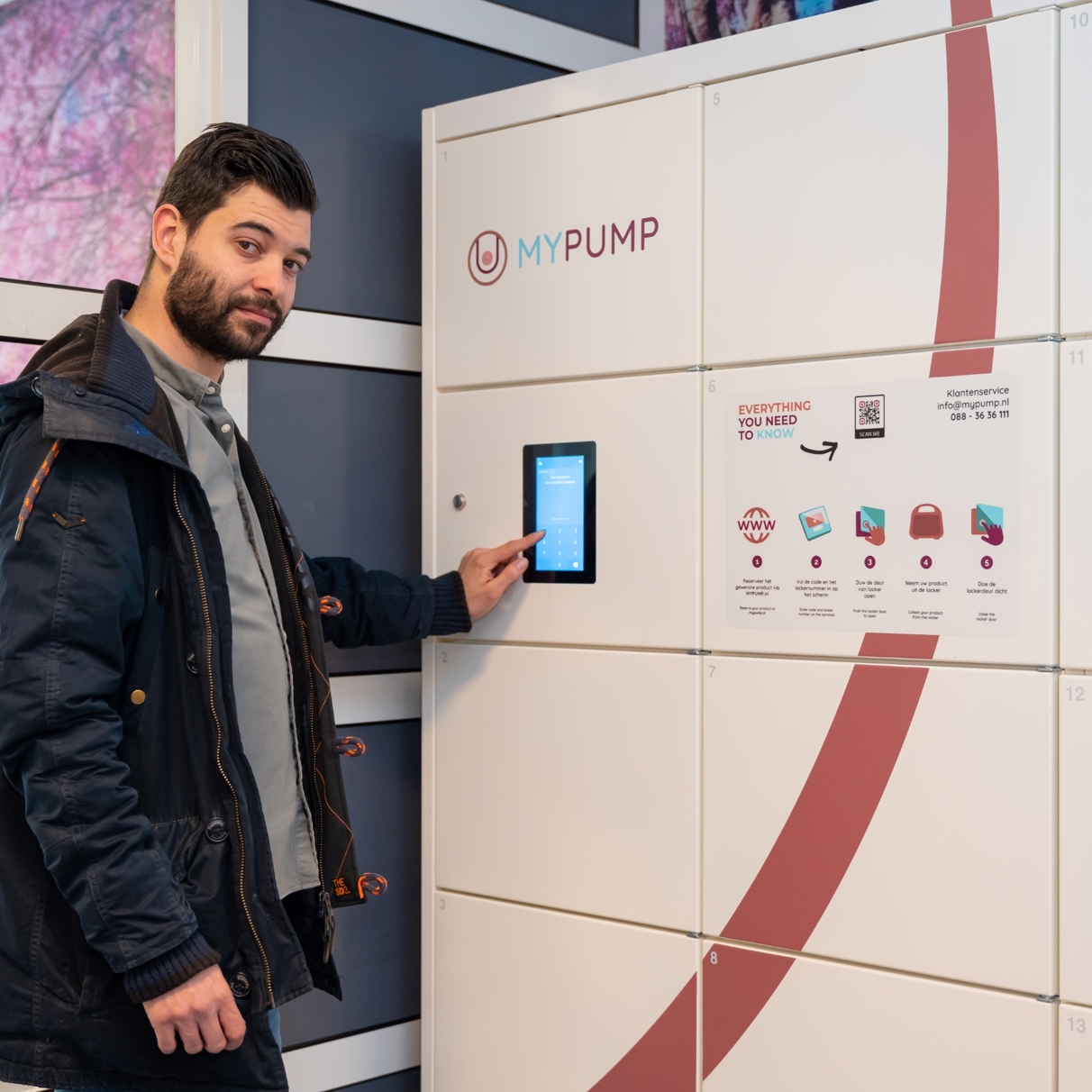 24 uur per dag een borstkolf huren bij de ingang SEH van het Anna Ziekenhuis Geldrop